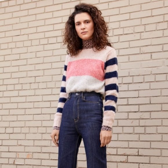 La Vie Rebecca Taylor Striped Sweater - Picture 5 of 10